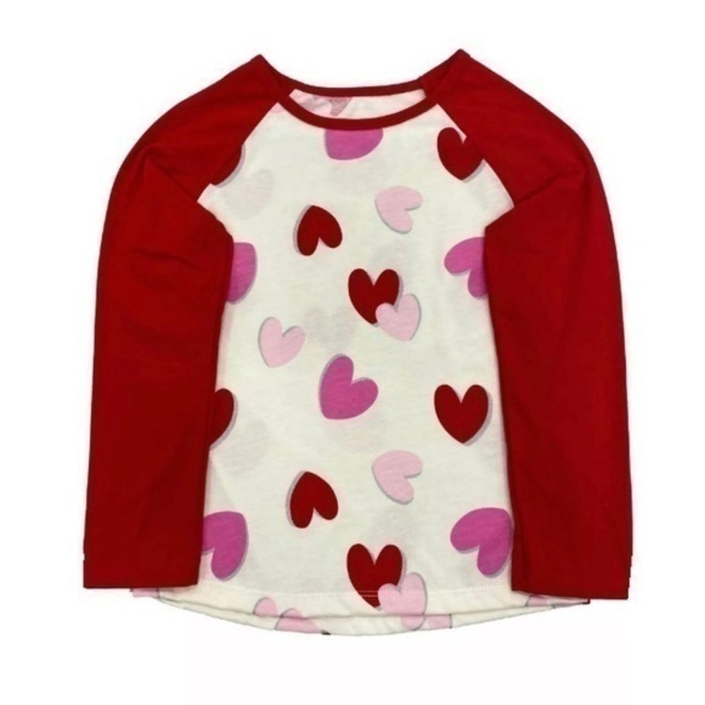 NWT. WAY TO CELEBRATE Red and Pink Heart Toddler Shirt